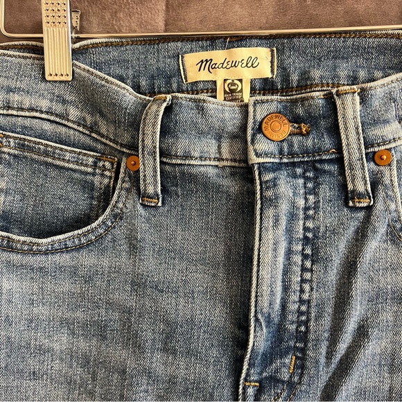 Madewell Blue Denim 9" Mid-Rise Skinny Jeans Women Casual Medium Wash Size 27. - Picture 4 of 11